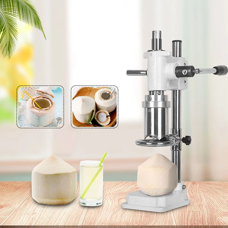 

Coconut Cap Opener Commercial Manual Open Coconut Machine Stainless Steel Coconut Opener Fruit Shop Open Coconut