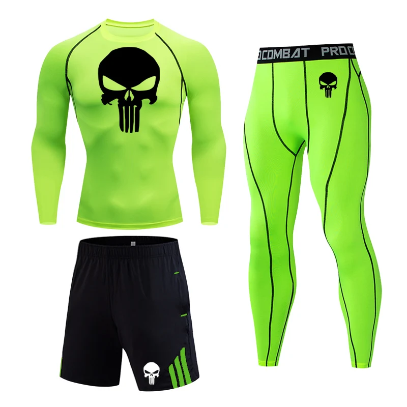 Мужской спортивный костюм с длинным рукавом черная футболка черепом спортивные