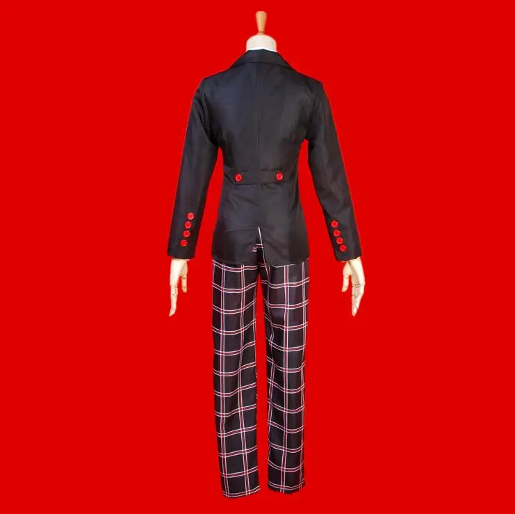 Костюм для косплея Акира Курусу Persona 5 одежда Ren Amamiya школьная форма очки пальто +