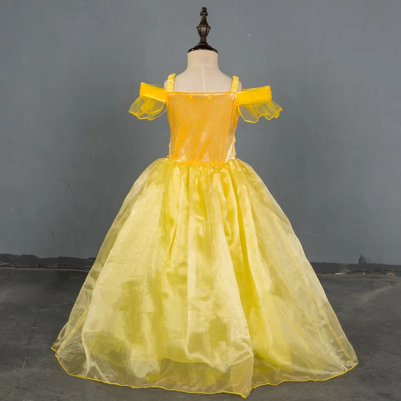 Платье принцессы Эльзы для девочек Рождественский костюм Снежной Королевы Анны