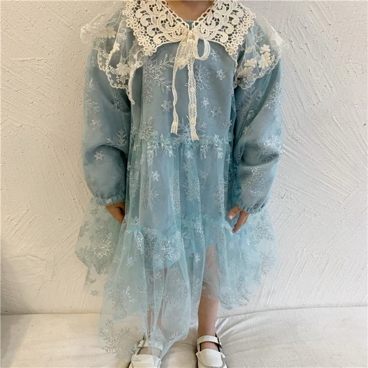 Корейские универсальные аксессуары для малышей с кружевным воротником Джокер