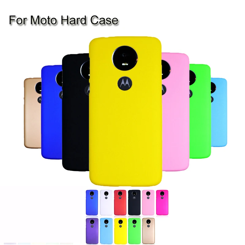 Симпатичный Пластиковый матовый чехол карамельного цвета для MOTO Z2 E4 G6 G5S G5 G4 X G3 X3 C
