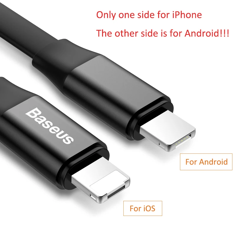 Baseus USB кабель для iPhone X 8 plus samsung XIMI Micro2A Дата зарядный кабель power Bank зарядное устройство USB зарядный провод шнур