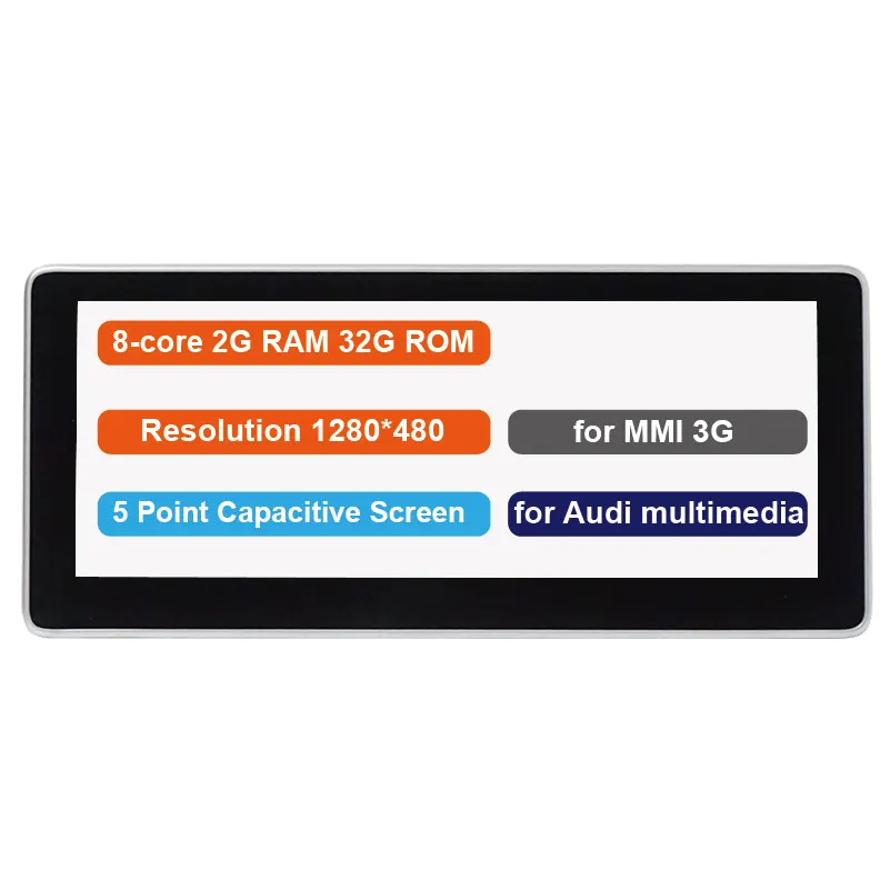 8-2-32G for MMI 3G Carsara Android дисплей для Audi A4 A5 2009- 10,2" сенсорный экран gps-навигация, радио, стерео Мультимедийный Плеер - Цвет: 8-2-32G for MMI 3G