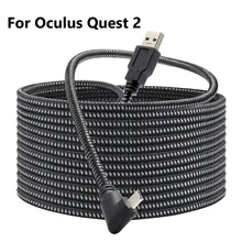 Cable de enlace USB 3,0 para Oculus Quest 2, carga rápida de transferencia de datos VR, accesorios de auriculares, 3/5/6M