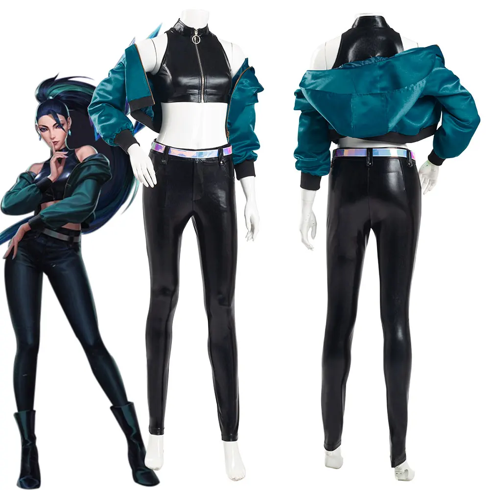 

LOL KDA Cosplay Costume KDA Kaisa Costume Game Kaisa Outfit Fullsets LOL Character Halloween Carnival Costume