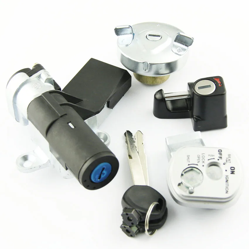 Переключатель ключа зажигания мотоцикла топливная газовая крышка Комплект