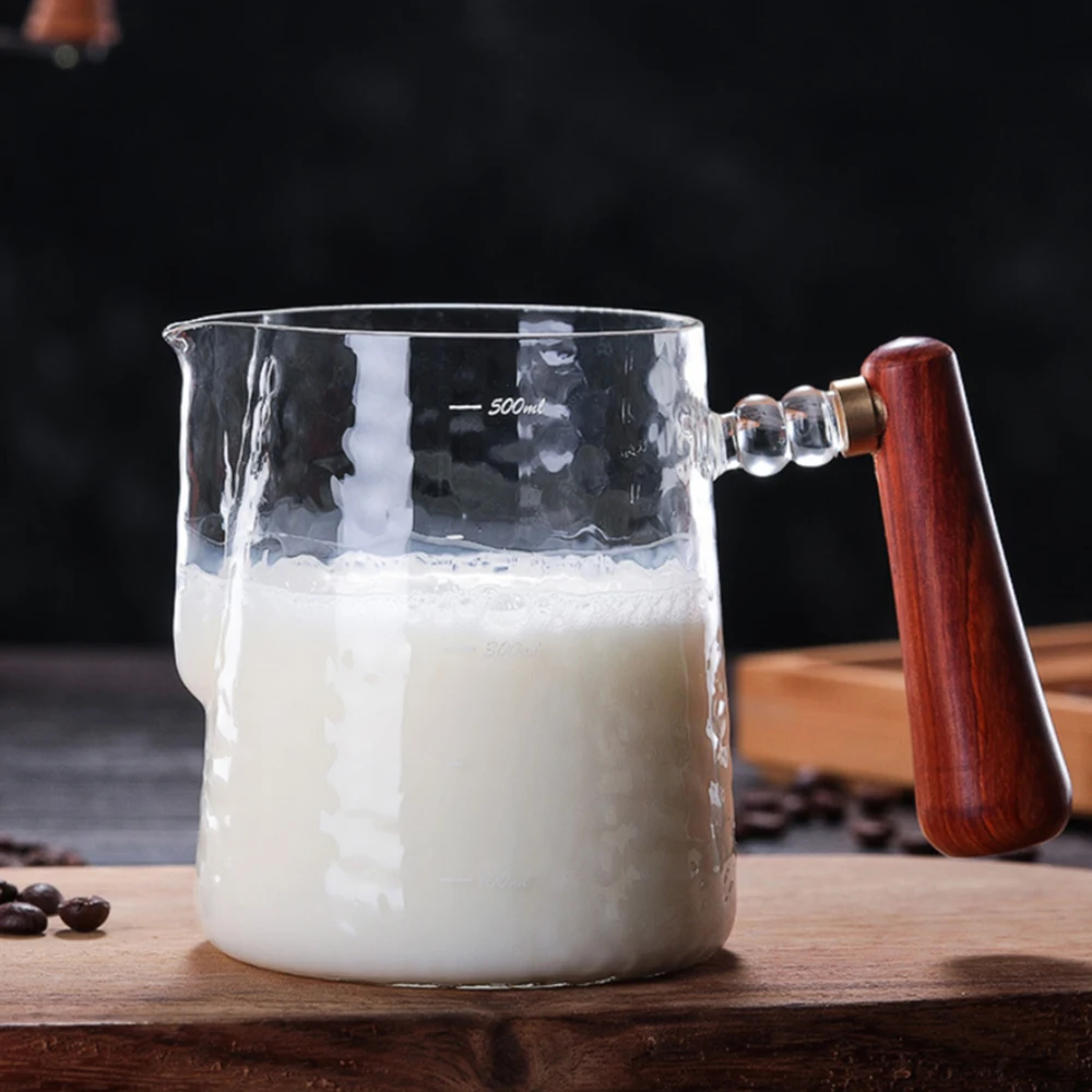 Кружка стеклянная для кофе молока пены 500 мл|Кувшины молока| |