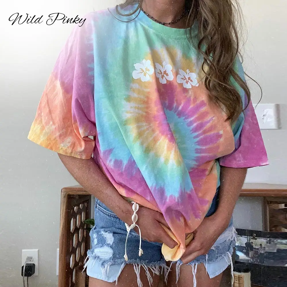 WildPinky Новинка 2020 летние женские топы футболки горячая Распродажа