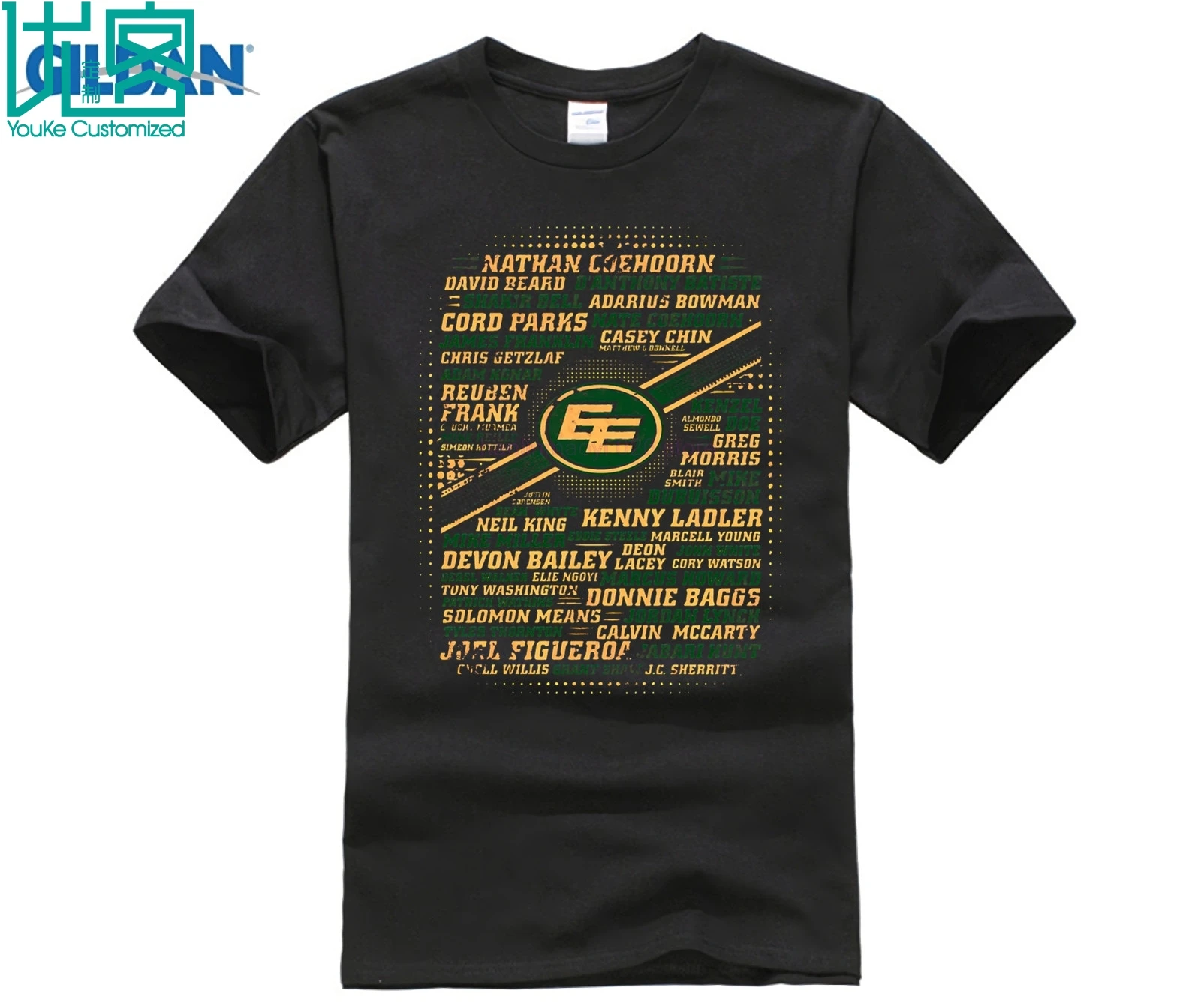 

CFL Football All Players Team Edmonton Eskimos Shirts