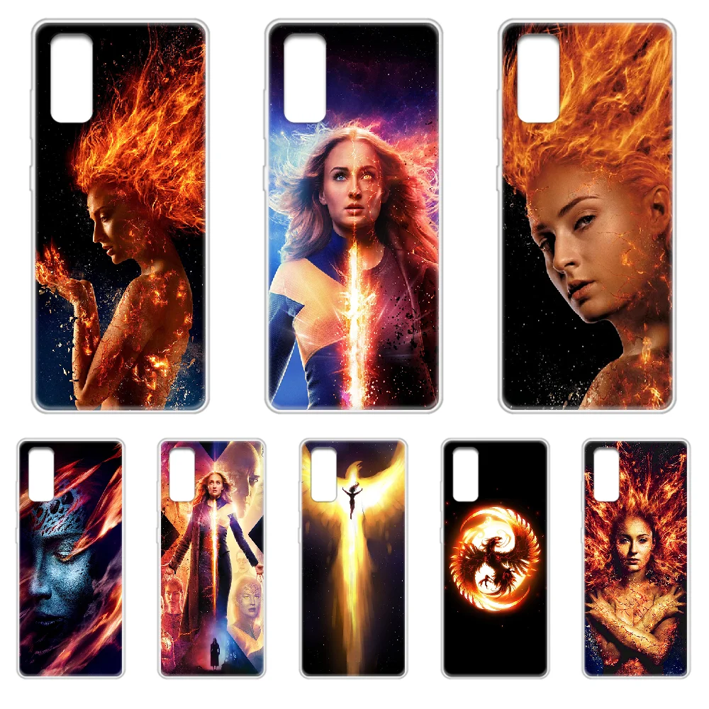 X Men Phoenix Jean серый чехол для телефона корпус SamSung Galaxy S 7 8 9 10 11 20 a 20e 50 51 70 71 Plus Edge