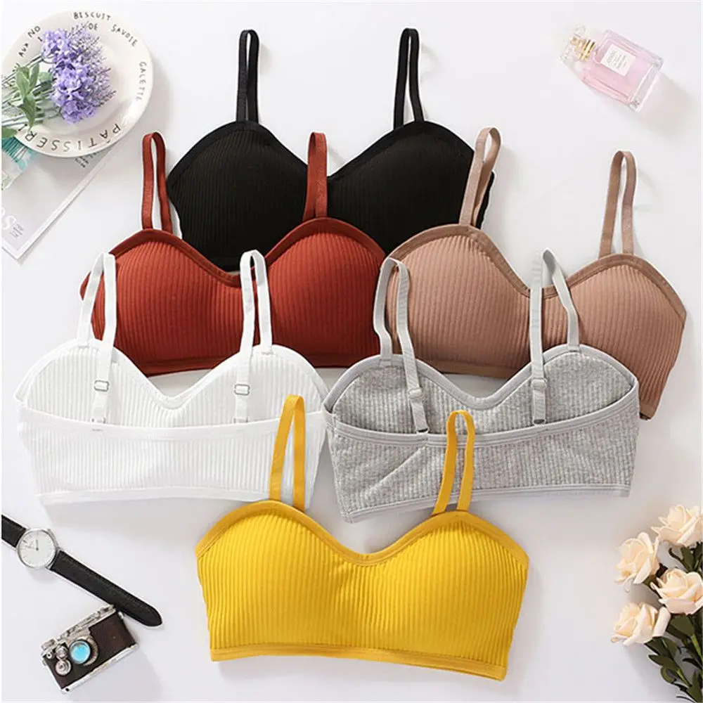 Fashion Brassiere Top Detachable Cup Adjustable Wrapped Chest Women Sexy Bras Underwear Female Lingerie | Женская одежда