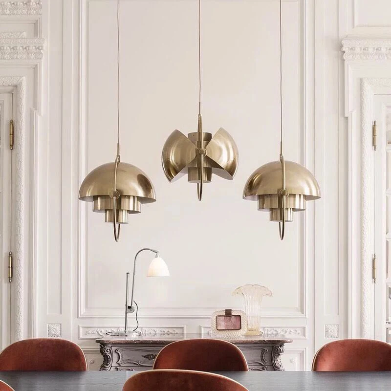 

Modern Simple Light Luxury Creative Rotating Personality Designer Chandelier Nordic Hotel Dining Room Bedroom Bedside Metal Lamp