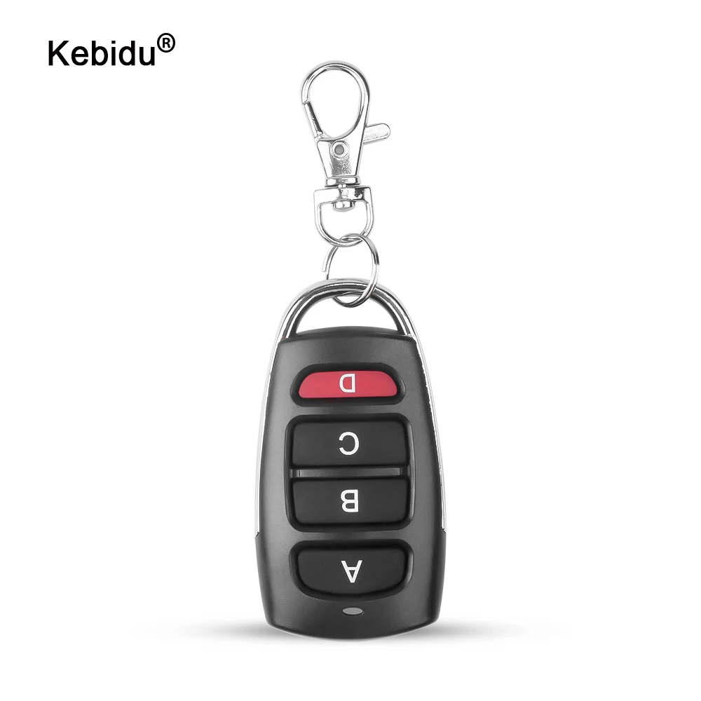 Kebidu Портативный Беспроводной 433 МГц RF пульт Управление с копированием кода двери