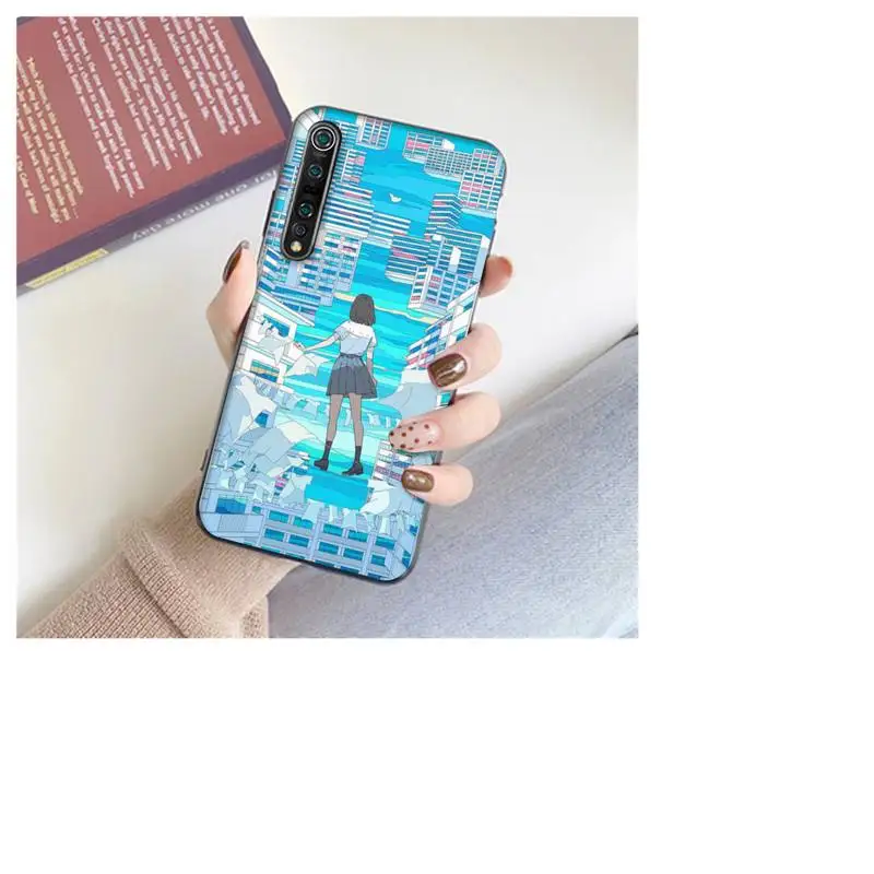 

LJHYDFCNB Toko Illustration Phone Case For Xiaomi 8 9 Se 10 10pro Note 2 3 10 MIX2 S MAX2 3 F1 5X