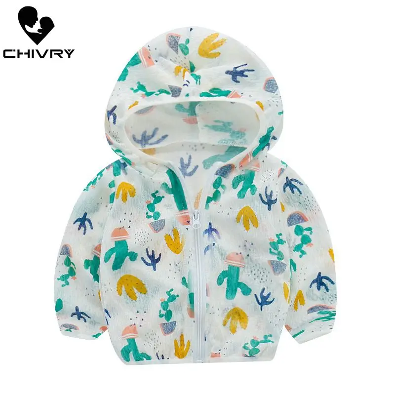 Куртка Солнцезащитная детская с капюшоном тонкая на лето и осень 2019 | Детская