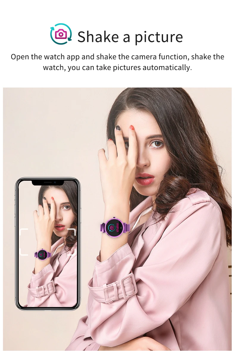 Для женщин модные часы Smart watch монитор сердечного ритма, с экраном сердцебиения, умные часы, Для мужчин умные часы Фитнес часы-браслет