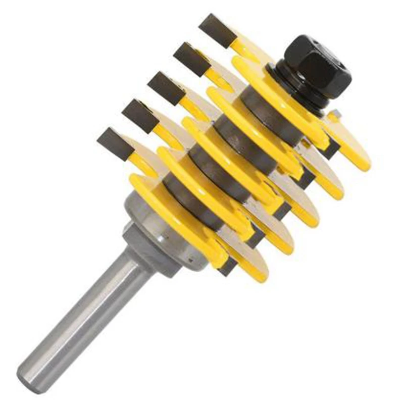 1 шт. соединительный Фрезер регулируемый 5 лезвий 3 флейты 8 мм хвостовик для