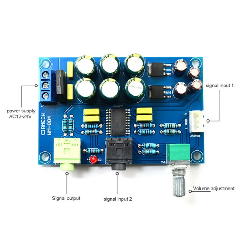 Новая плата усилителя для наушников TPA6120 HIFI TPA6120A2 усилитель с энтузиазмом нулевым