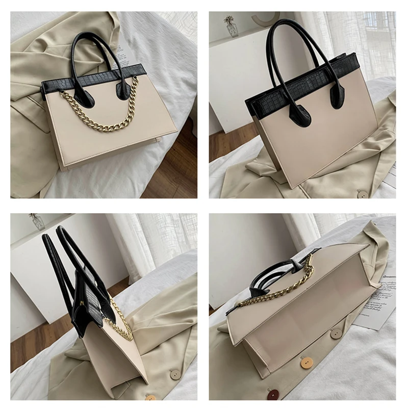 

Large Capacity Handbags Women Bags Designer Casual Tote 2020Women's FashionHandbagLeather Female PU Shoulder Bag