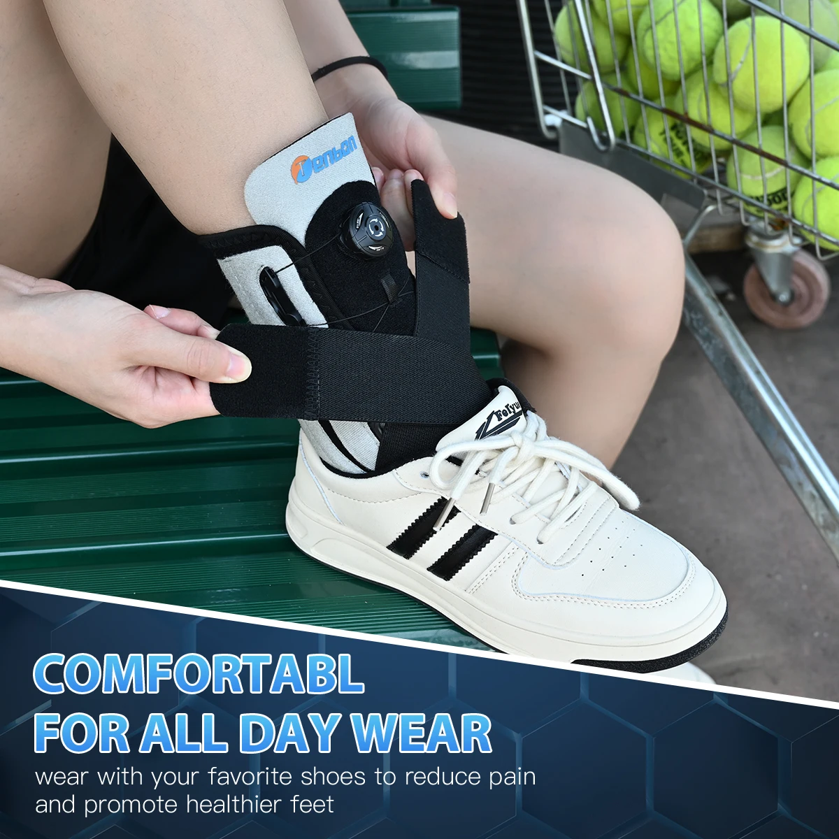 Фиксатор голеностопа Tenbon Spin System фиксация суставов | Красота и здоровье