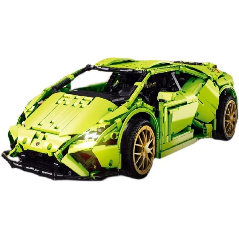 

New High-Tech RC Super Sport Car Lamborghinied SVJ Building Blocks MOC Classic Vehicle Model Bricks Boys Toys for Kids Gifts