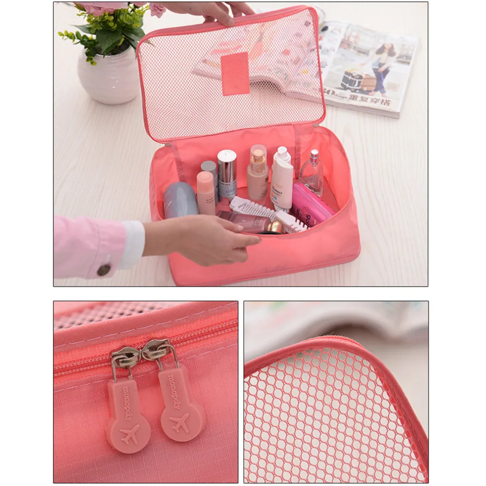 Korean Style 6 Pcs/Set Travel Home Luggage Storage Bag Clothes Organizer Portable Pouch Case Colors | Дом и сад