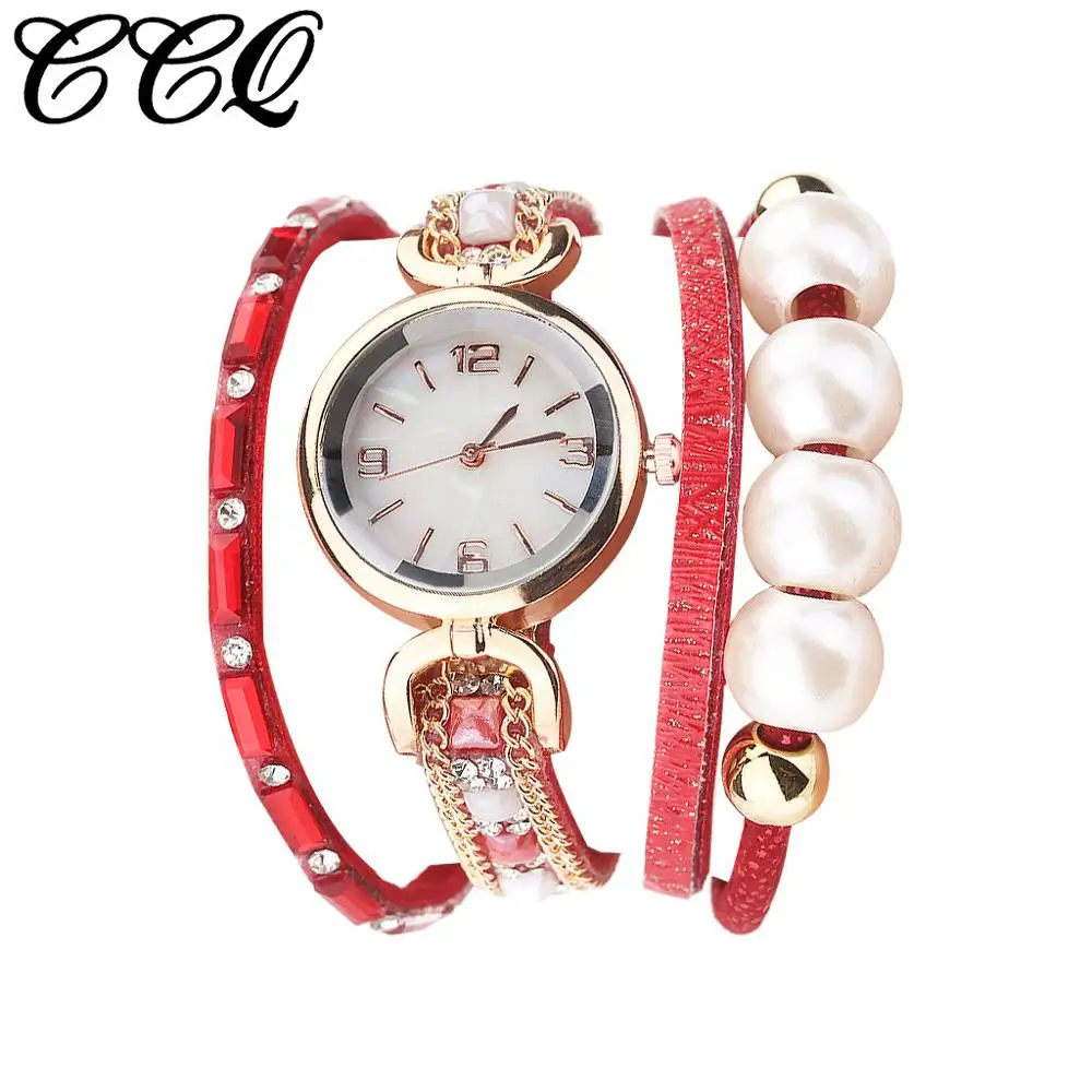 Изысканные женские модные часы с кожаным синим ремешком стразы аналоговые