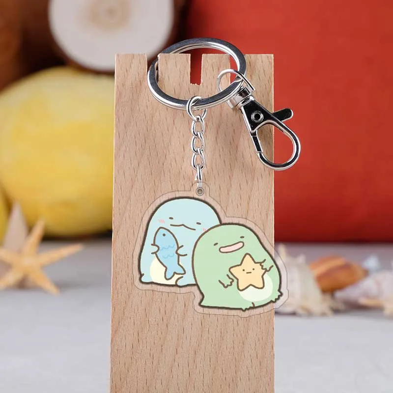 H32 Sumikko Gurashi брелок с милым животным Sumikko Gurashi акриловый брелок с подвеской - Цвет: H32