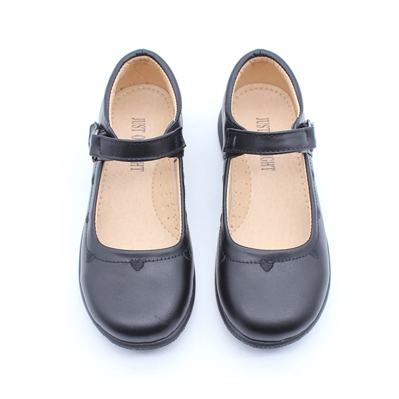 Вечерние туфли на низком каблуке для девочек детские лодочки с ремешком школы| |