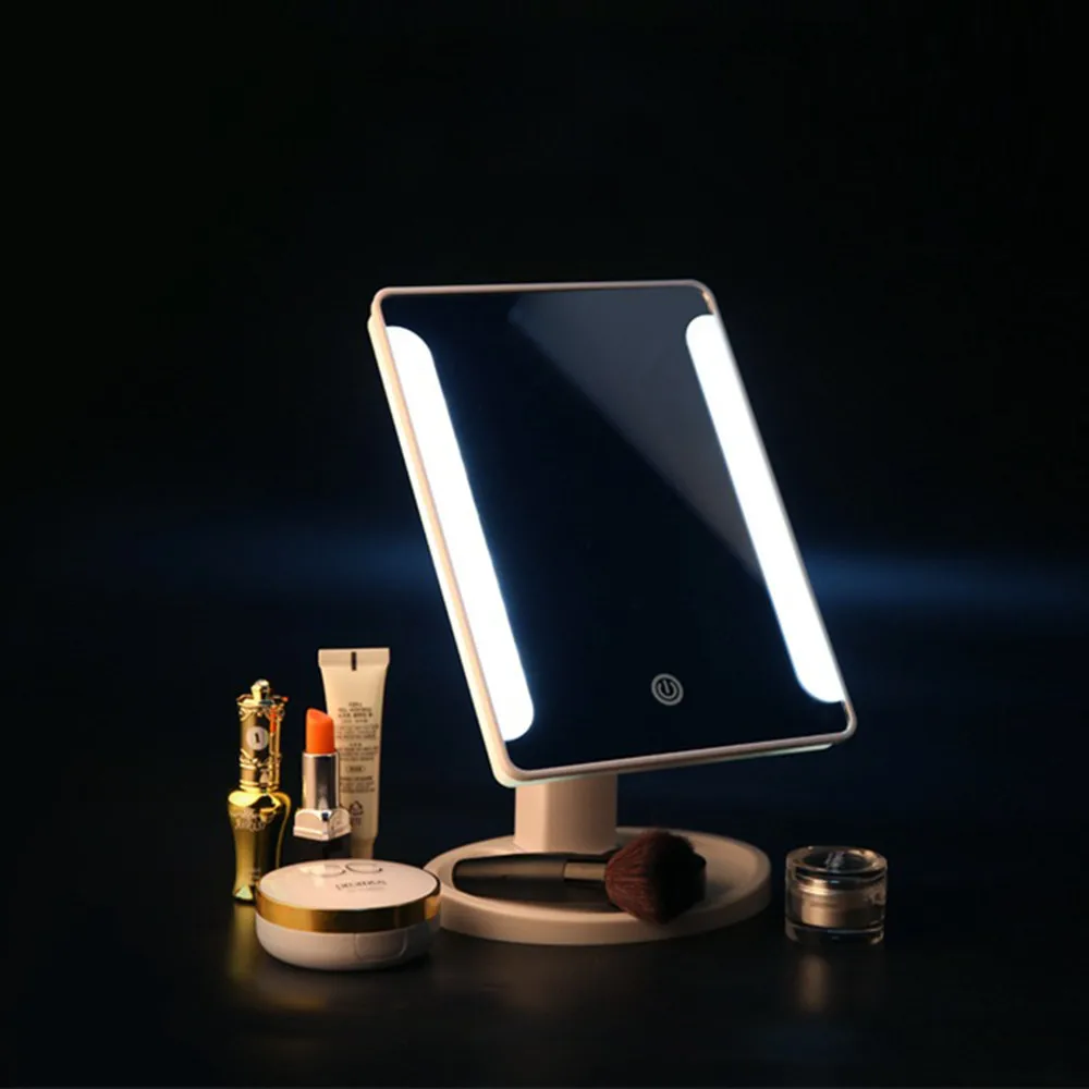 Профессиональный светодиодный зеркало для макияжа с подсветкой портативный