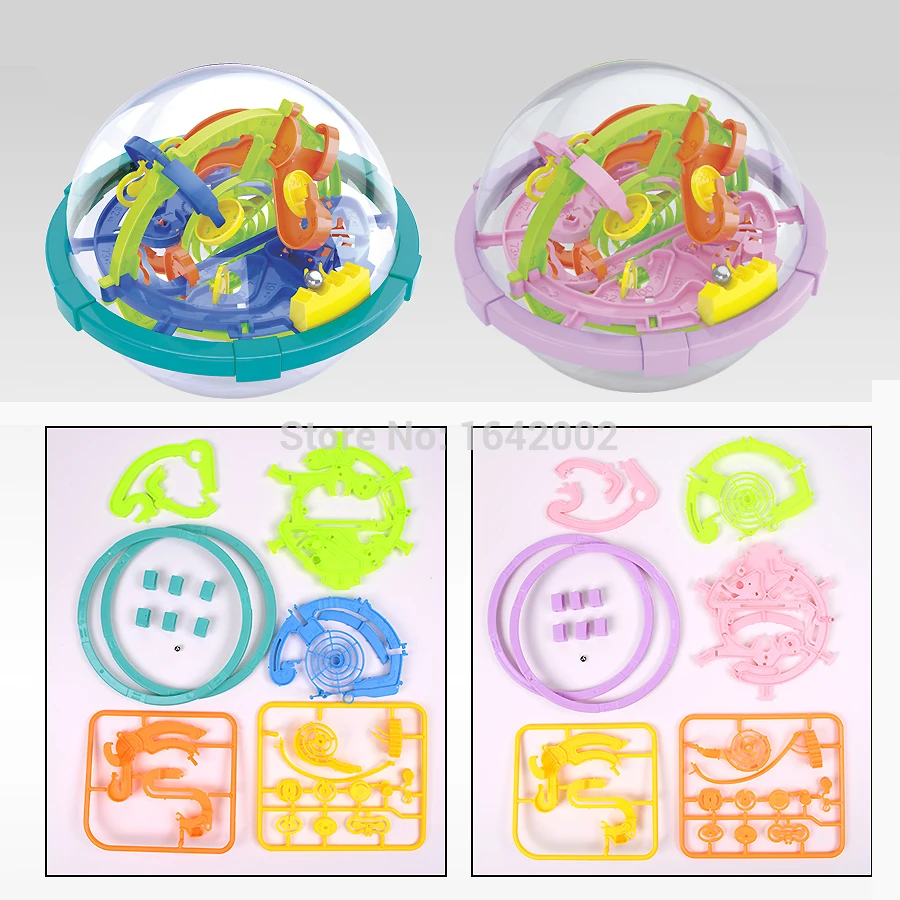 DIY 100 препятствия магический пазл шар развивающий Интеллектуальный IQ баланс