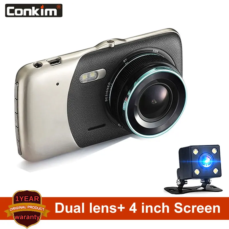 Автомобильный видеорегистратор Conkim Full HD 1080P 4 дюйма | Автомобили и мотоциклы