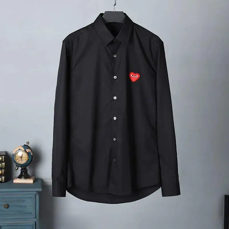 

Shirt Tops 2021 Spring and Summer New Love Striped Shirt Long-sleeved Men and Women Couple Cardigan Shirt Womens Tops