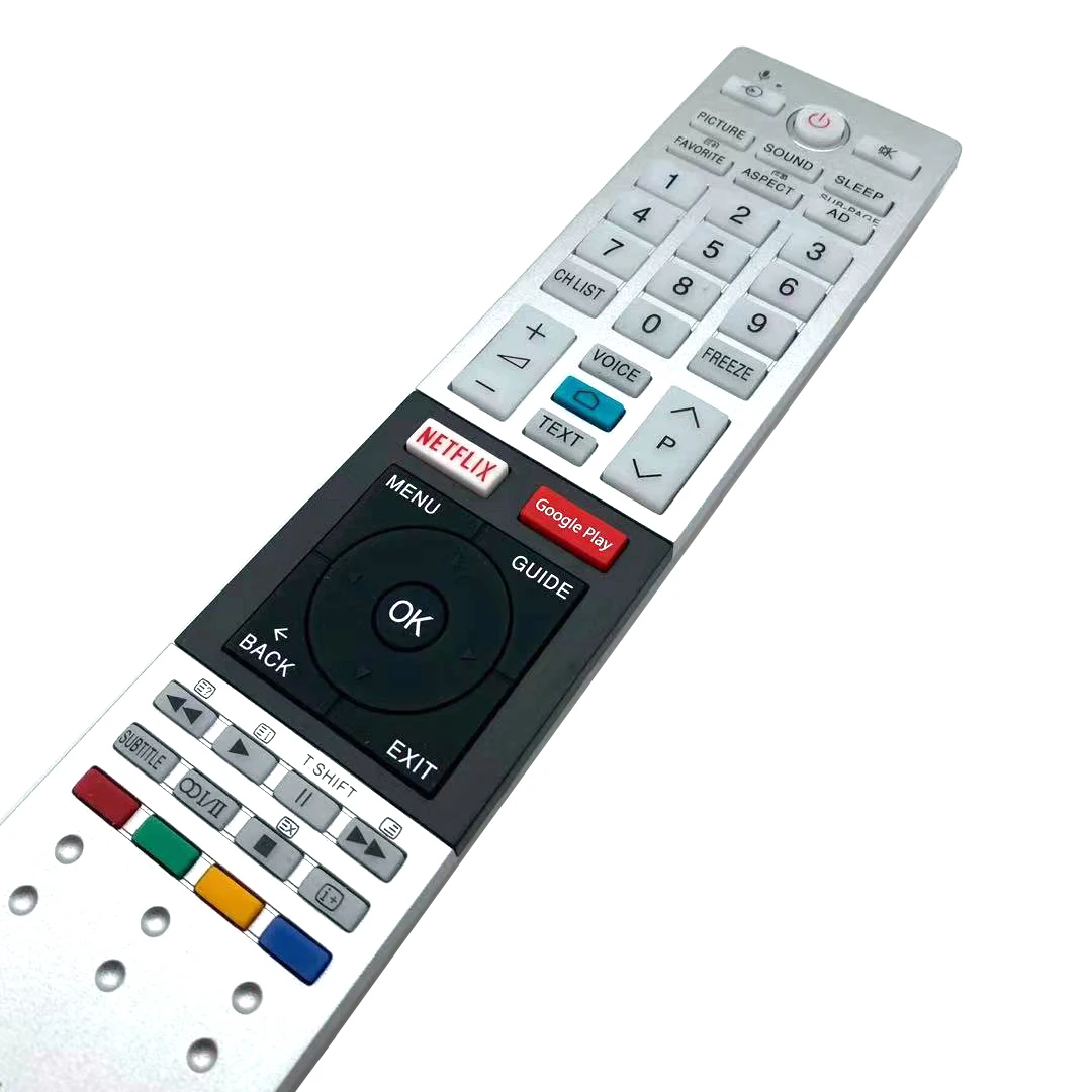 replacement remote control ct 8536 for toshiba tv with netflix google play key 49u7750 55u775075u7750 without voice free global shipping