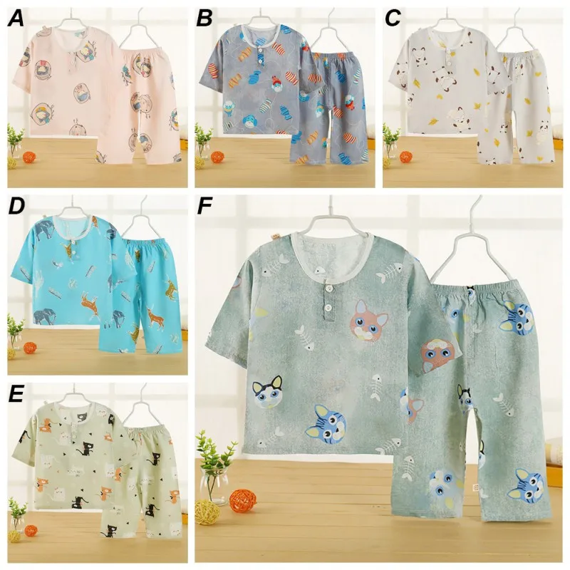 Детские комплекты с героями мультфильмов хлопковый костюм для сна мальчиков