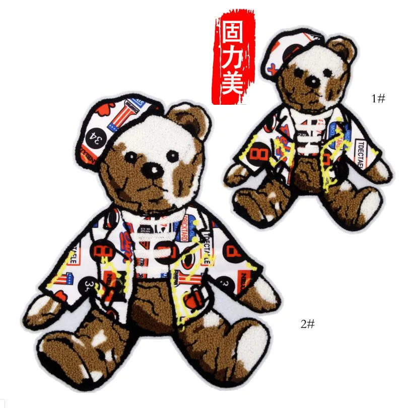 1 шт. детская нашивка Полотенце Медведь|Заплатки| |