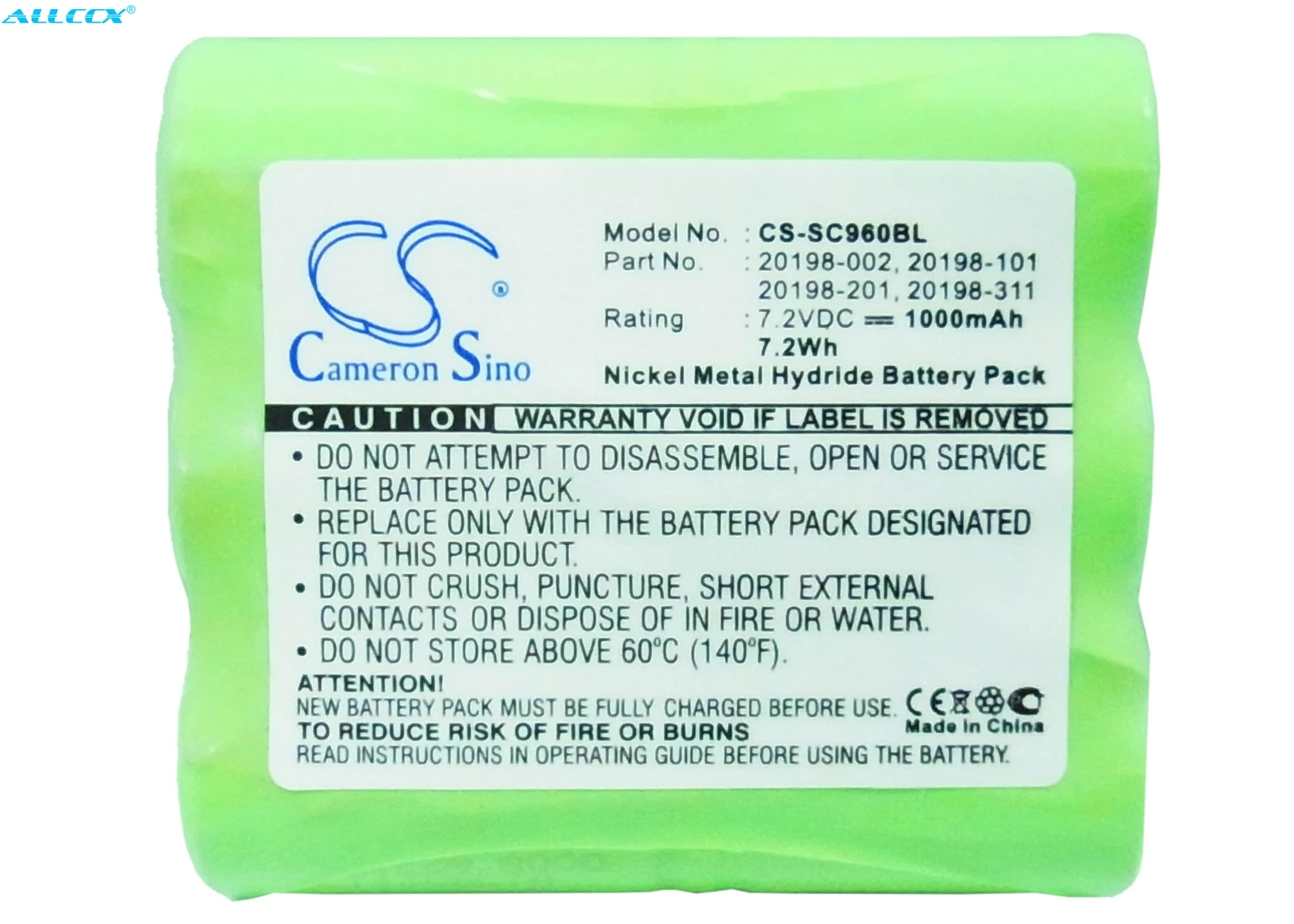Аккумулятор Cameron Sino 1000mAh для символа H960 C PTC 960C 960CL 960DS 960L TX94C2 D|Цифровые