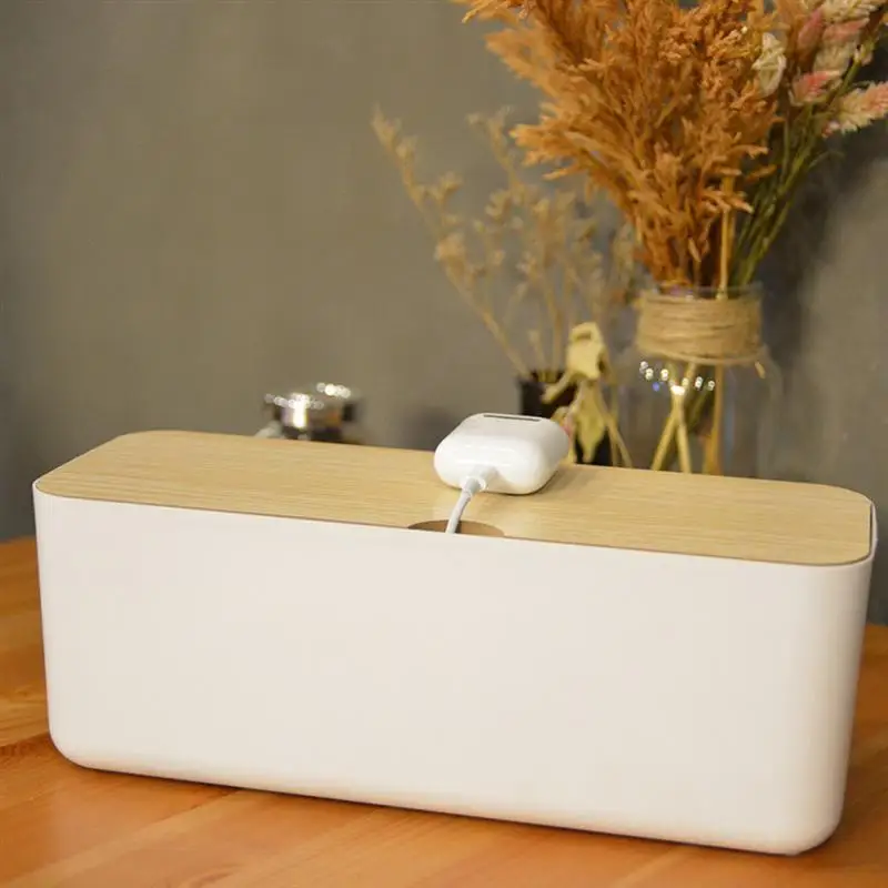 Коробка для хранения кабеля чехол сетевого зарядного устройства с защитой от