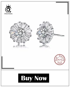ORSA JEWELS, Новое поступление, уникальные серьги-гвоздики с австрийским кубическим цирконием ААА, 925 серебро, ювелирное изделие, серьги для женщин, SE05