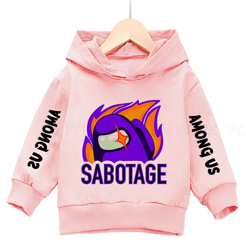 

Girls' Hoodie hot video game boys' Hoodie Sweatshirt 3-13 years old girls' cotton sweatshirt winter warm Long Sleeve Jacket Top