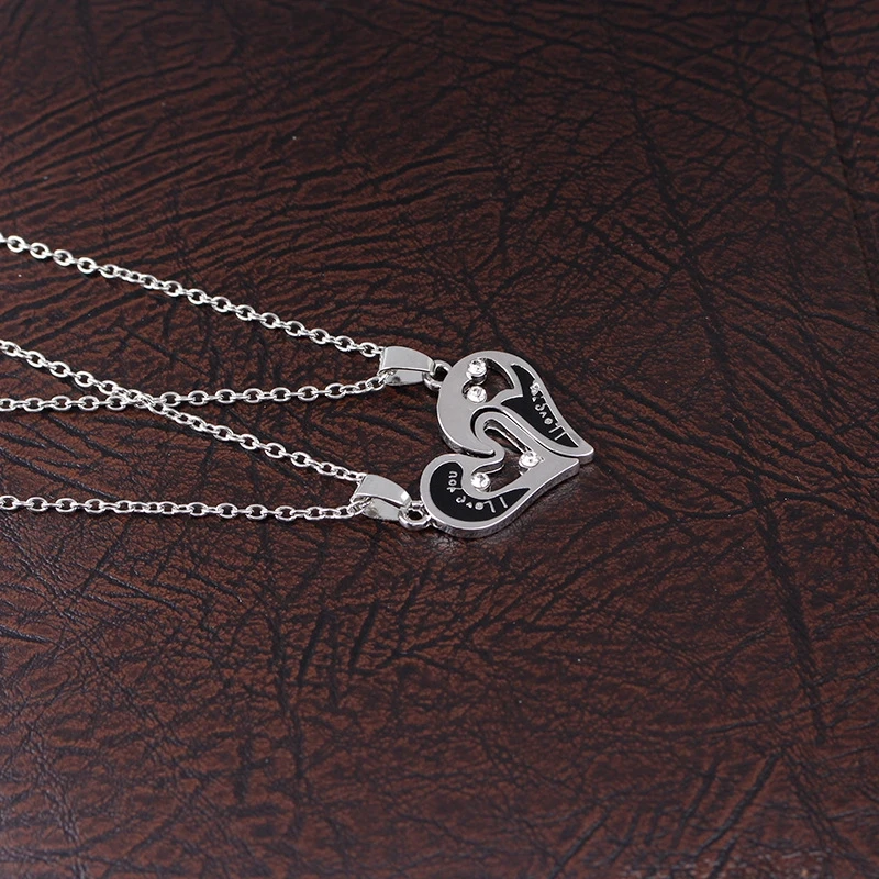 Креативный подарок на день Святого Валентина ожерелье с кулоном в виде сердца я