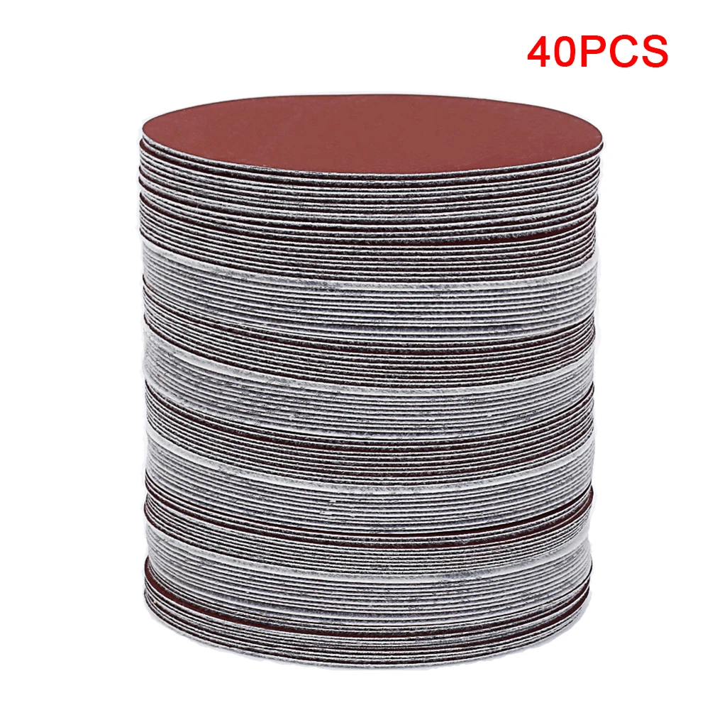 Шлифовальный диск наждачная бумага Флокированная 40 шт 3 &quot/75 мм песочный лист