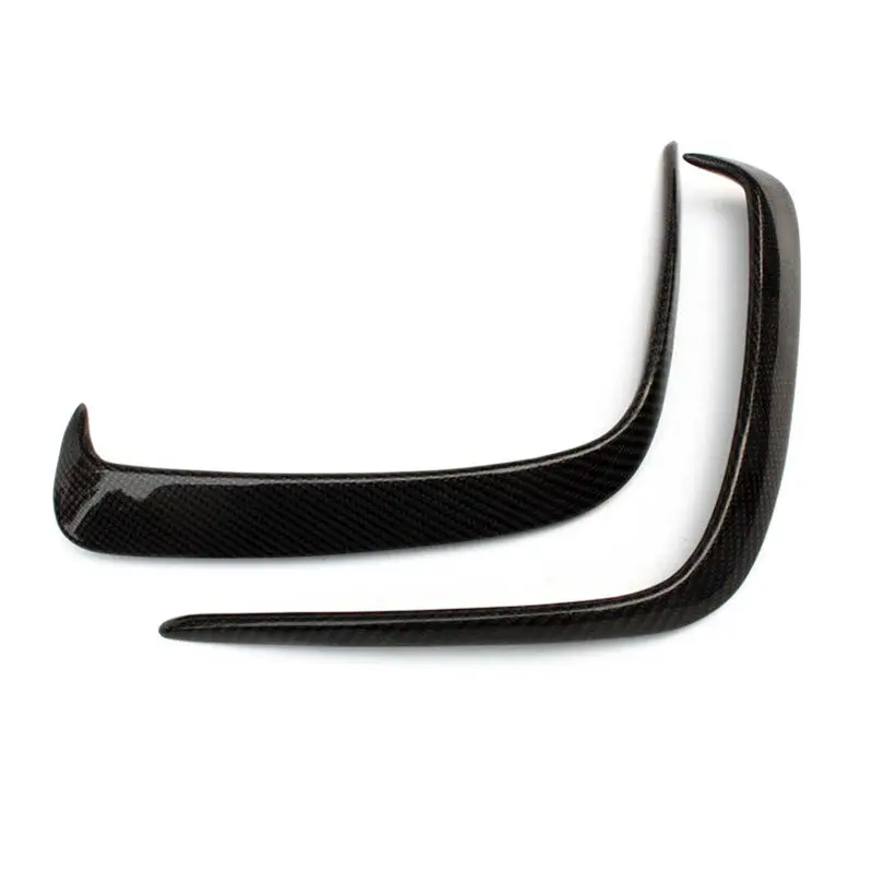 

Car-styling Rear Bumper Splitter Spoilers For B-ENZ A Class W176 Sport Bumper Real Carbon Fiber Air Knife Cover