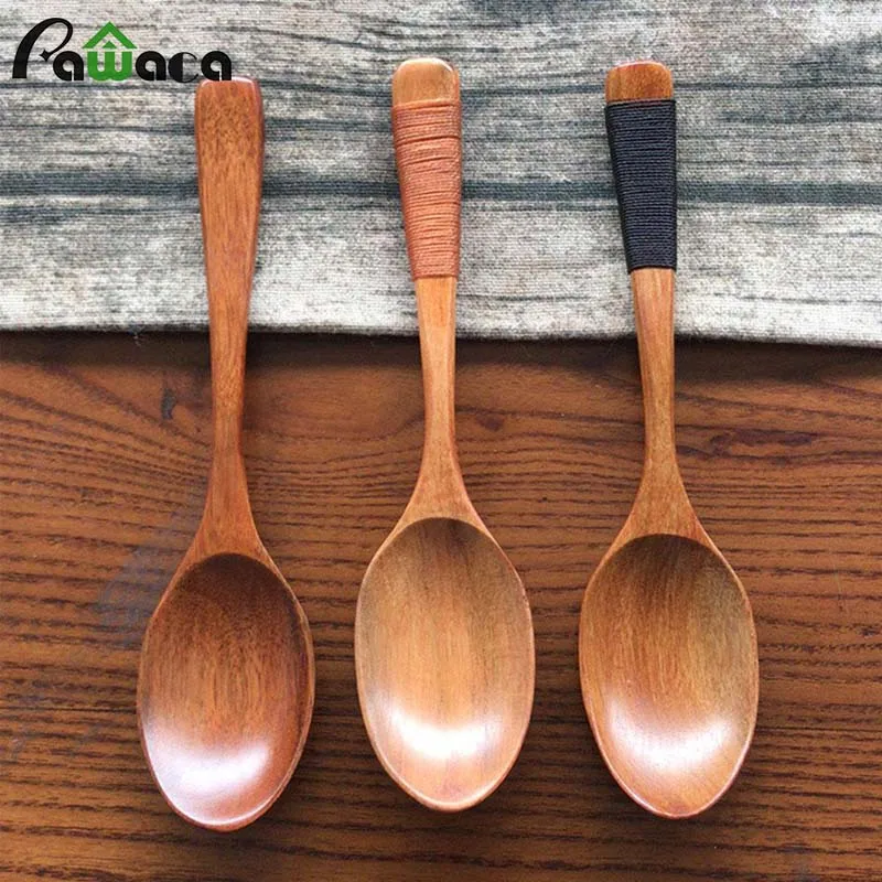 Набор деревянных ложек для риса набор ручной работы рисовая посуда суп кухонная