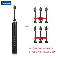 boyakang sonic electric toothbrush intelligent reminder ipx7 waterproof rechargeable dupont bristles usb charging