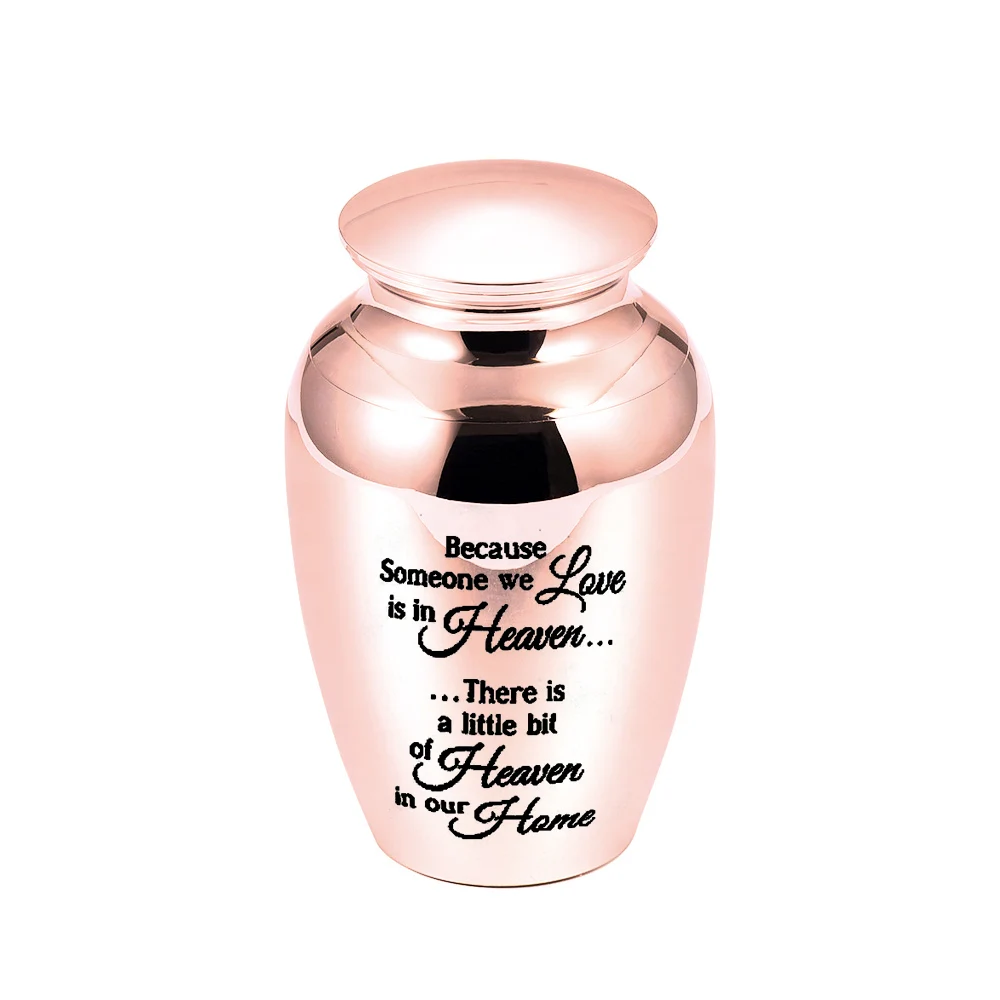 

Cremation ashes urn keepsake personalized custom ashes jar Aluminum alloy ashes holder does not deform or fade commemorative jar