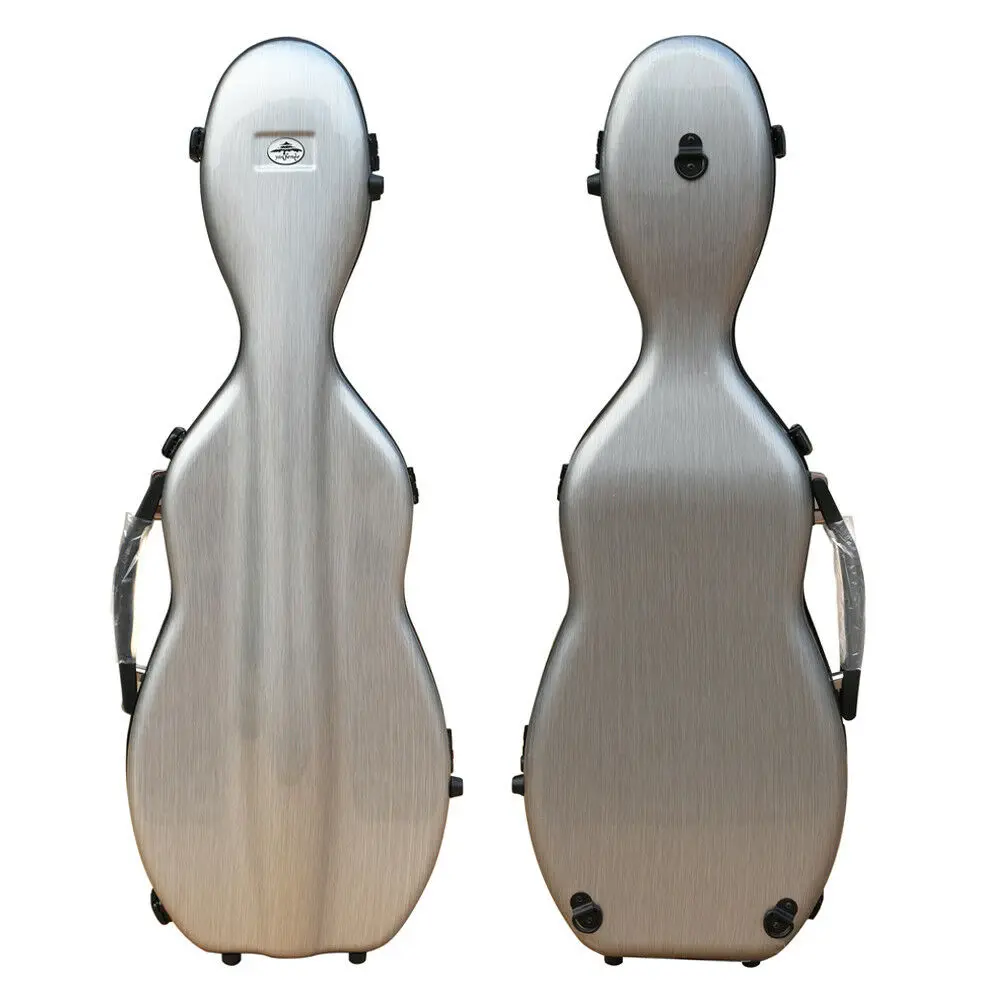 Синий чехол из углеродного волокна для скрипки 4/4 размера прочная легкая черная