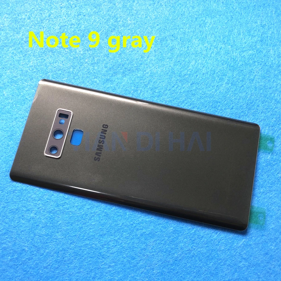Note9 8 задний Панель стеклянная задняя крышка батарейного отсека для samsung Galaxy Note 9 N960 N960F Note 8 N950 N950F N950FD Батарея двери