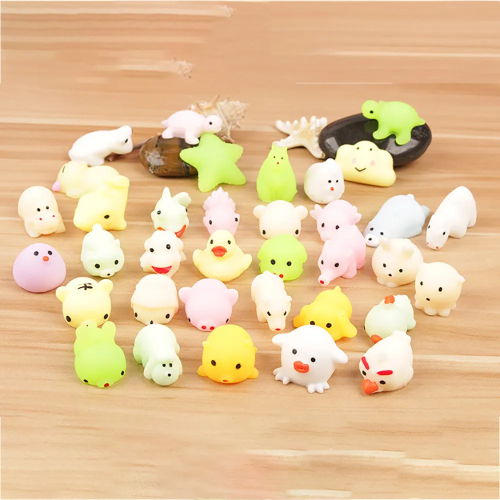 

Cute Mochi Cat Squeeze Healing Fun Kids Kawaii Toy Stress Reliever Decor Antystresowe Zabawki Glow In The Dark Toys